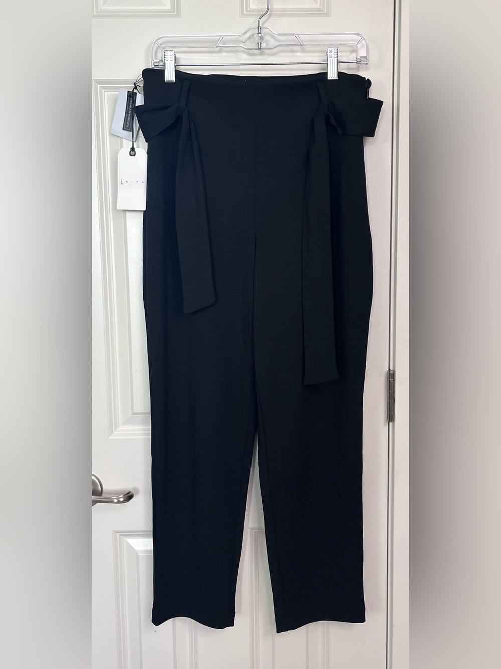 Leith High Waist Dress Pants with Tie Waist NWT